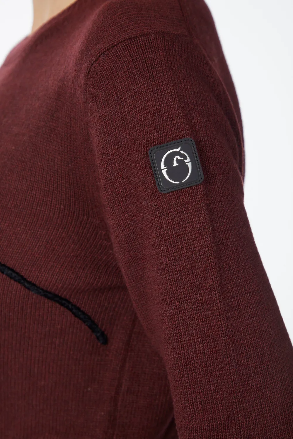 Vestrum Oulu trui dames black/corten wol cashmere