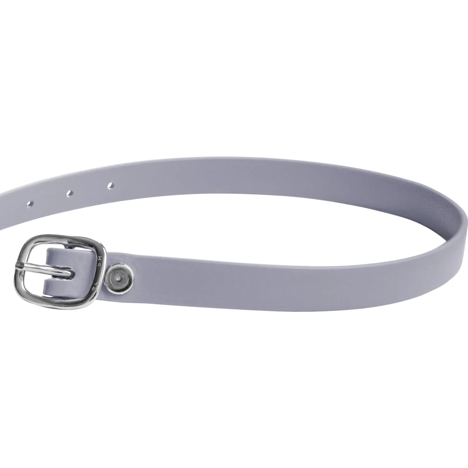 HS Sprenger Sporenriemen 45 cm BioThane Grijs stalproof