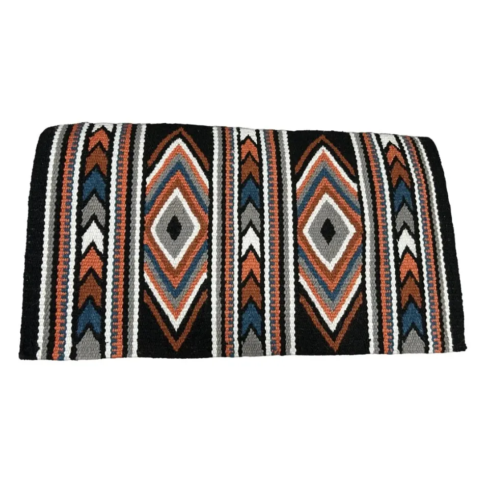 TuffRider Geo western zadeldeken 34x38 Frontier wolmix