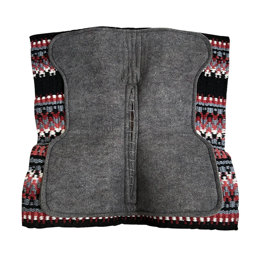 TuffRider Bastion western zadelpad Midnight - wolmix