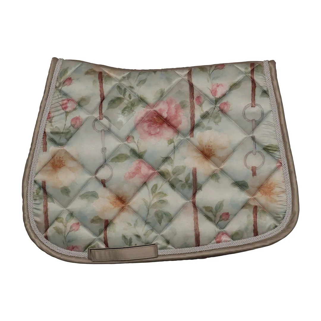 Dapplebay Vintage Floral zadeldek pony bloemen