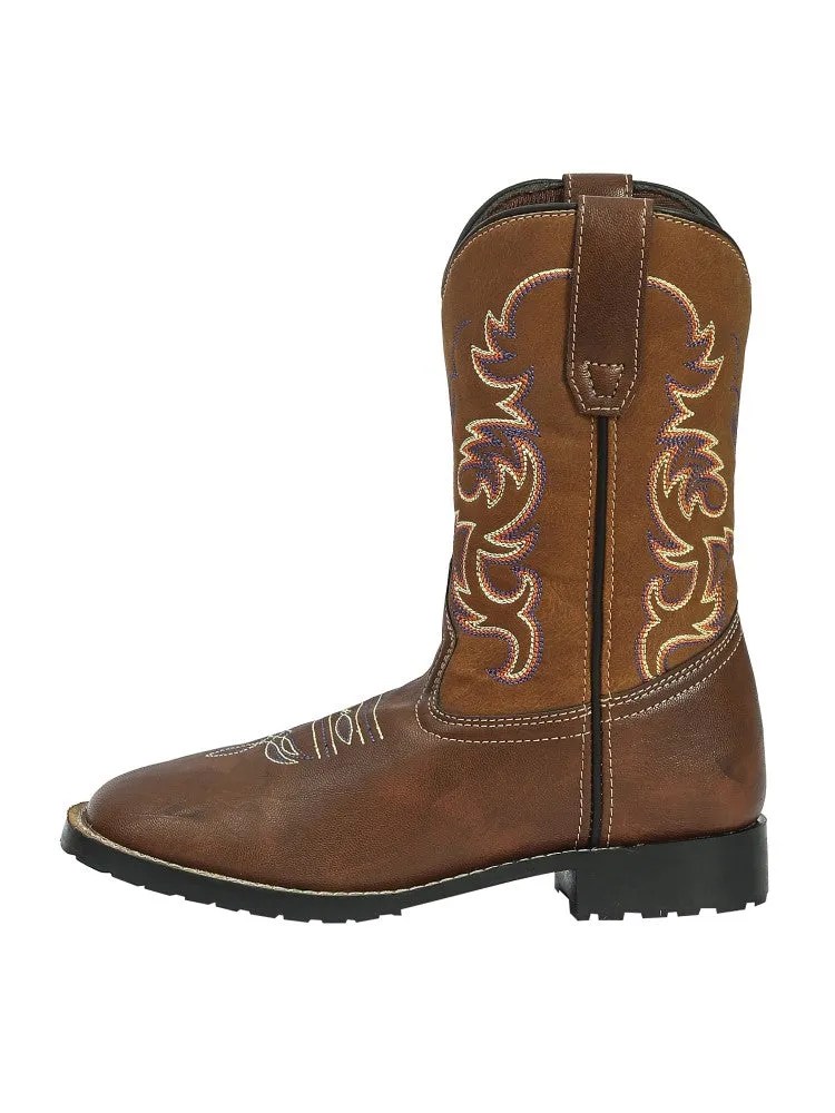 TuffRider Kings Canyon kinder westernlaars bruin rond