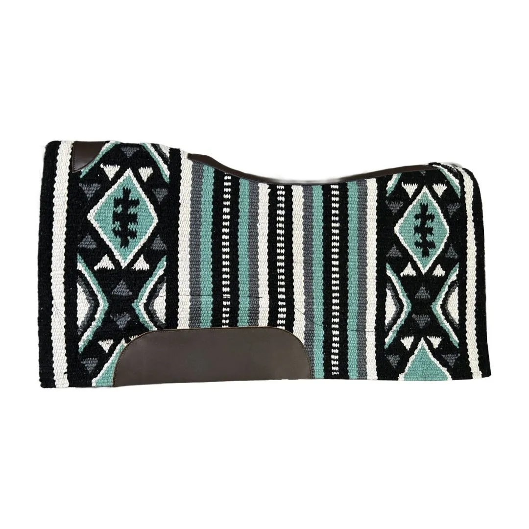 TuffRider Spire western zadelpad wol 34x36 rood