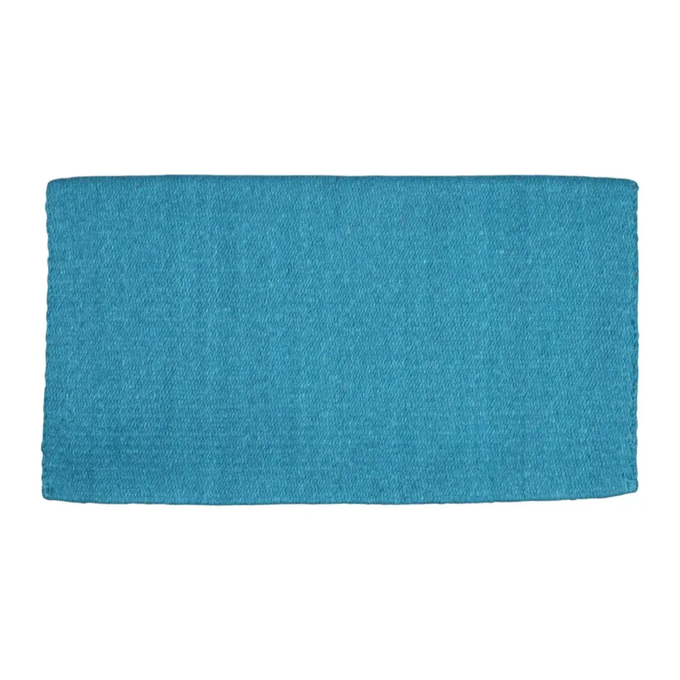 TuffRider Solid Double Weave zadeldeken teal wol