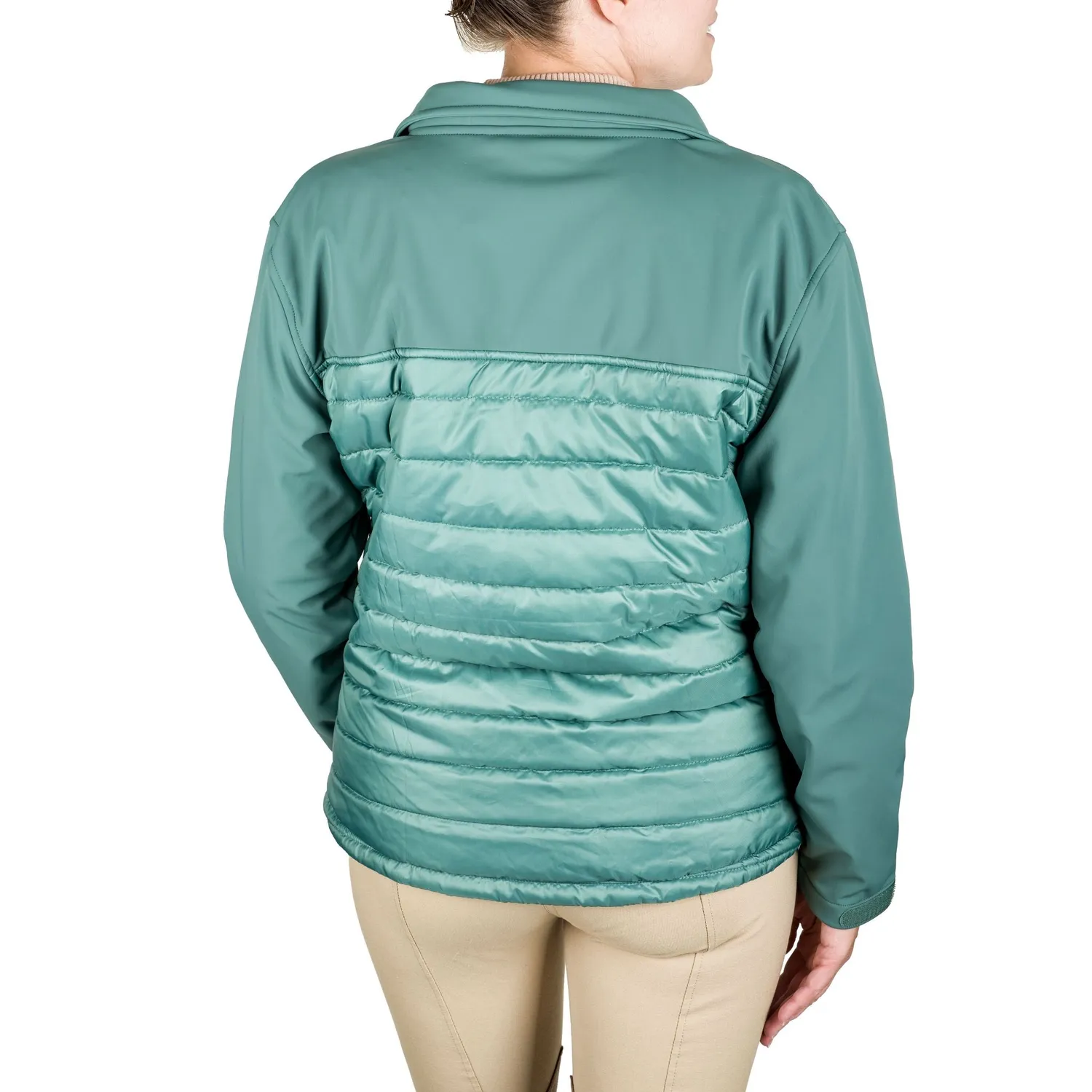 Equine Couture Parker puffer rijjas zwart