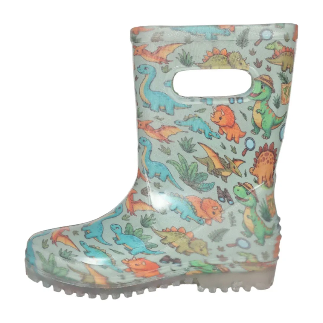 TuffRider PuddleJump Dino Explorer kinderlaarzen waterdicht