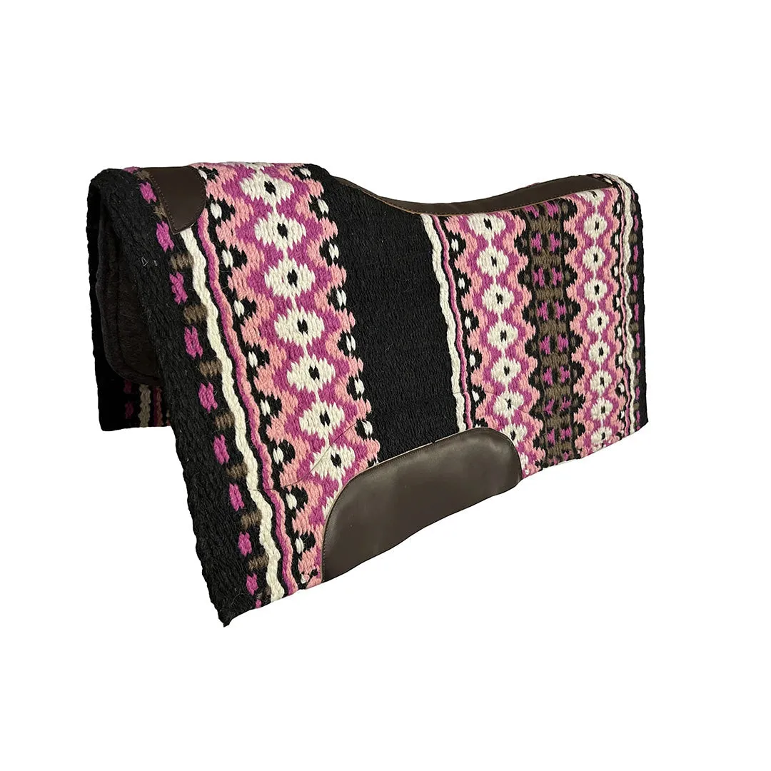 TuffRider Verity western zadelpad wol burnt coral 34x36