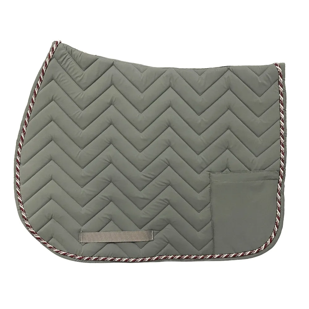 Equine Couture Cindy Pocket zadeldek grijs telefoonvak