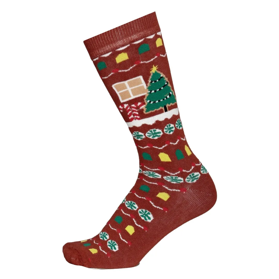 Dapplebay Gingerbread Horse rijsokken dames sugarplum