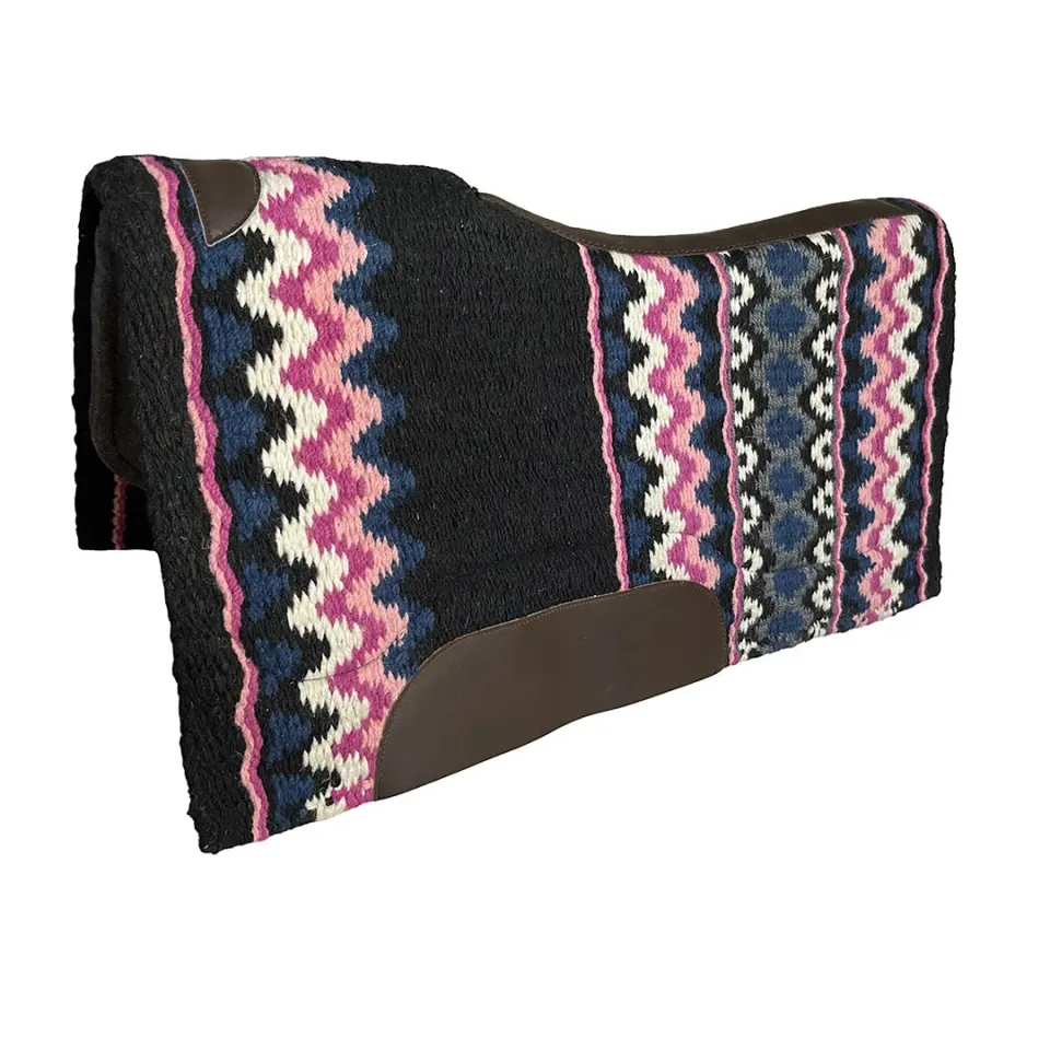 TuffRider Luma western zadeldek 34x36 pink star wolmix