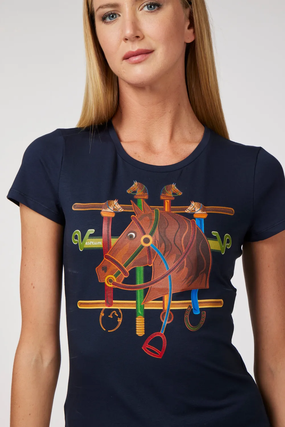 Vestrum Lampedusa T-shirt dames katoen stretch