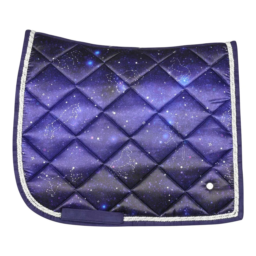 Dapplebay Constellation dressuurdekje Navy Full satijn