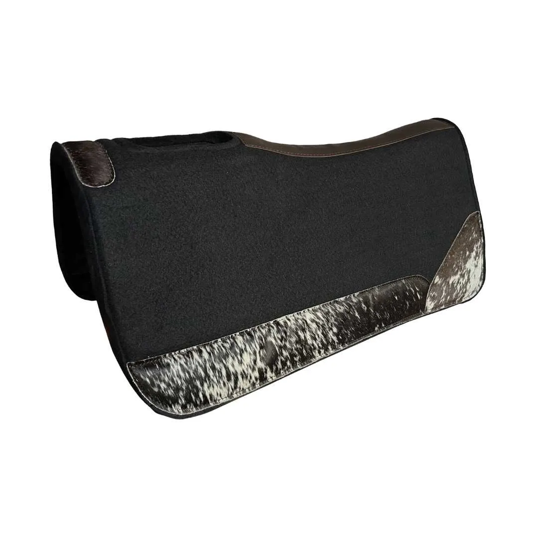 TuffRider Talisman zadelpad zwart 32x32 vilt 1 inch