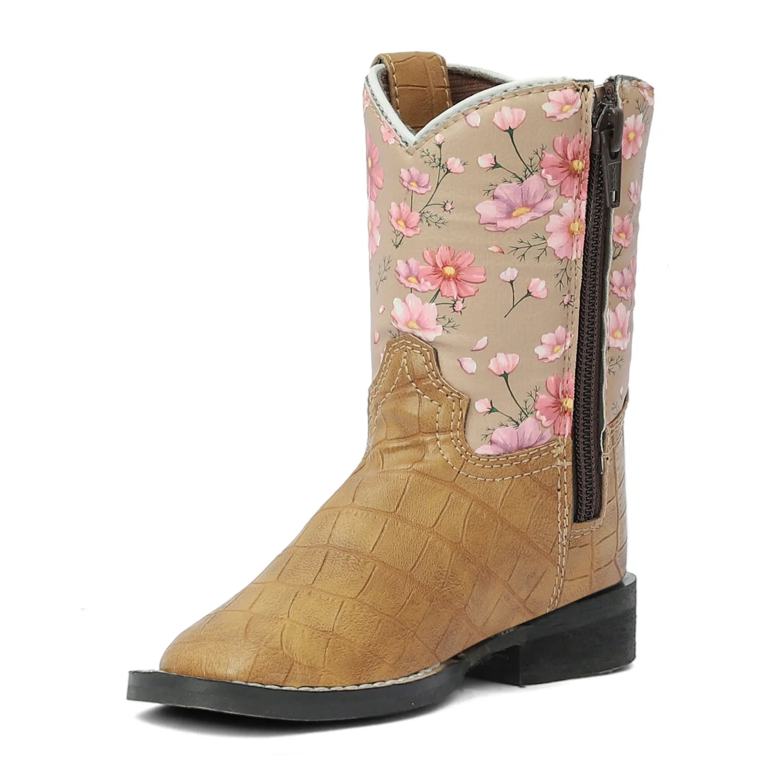 TuffRider Dunes peuter westernlaarzen tan bloemen