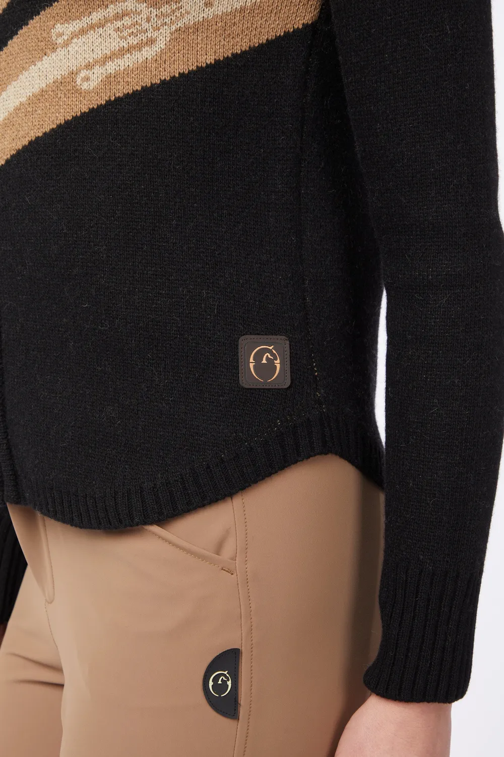 Vestrum Shimizu trui dames wol cashmere met rits