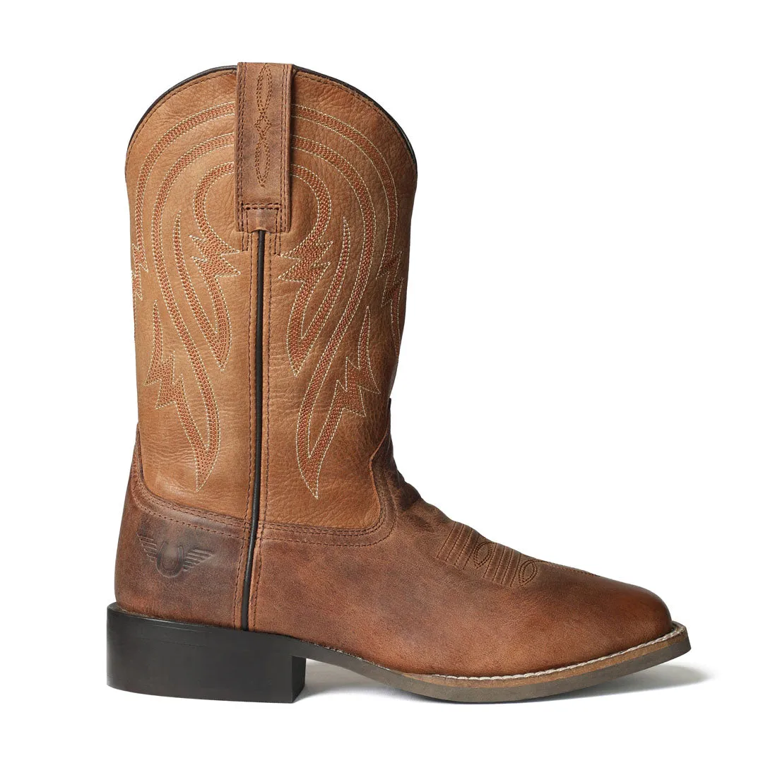 TuffRider Wyatt westernlaars heren bruin vollnerf leer