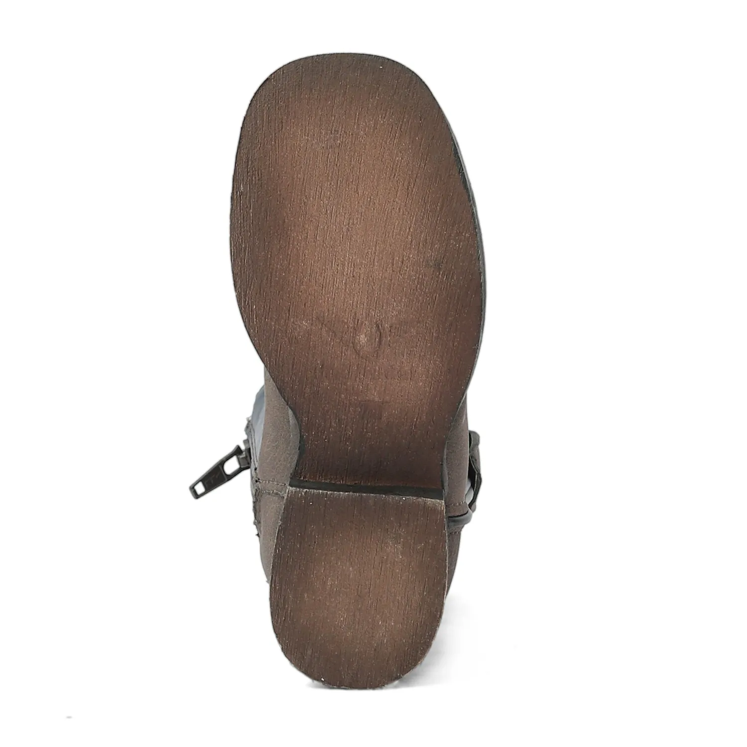 TuffRider Acadia peuter western laars bruin square toe