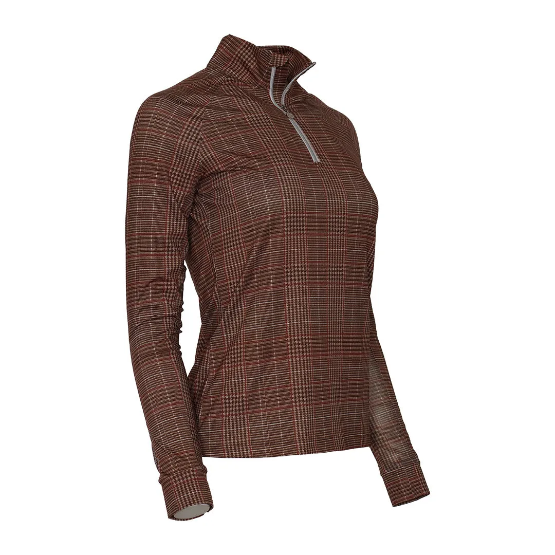 Dapplebay Heirloom 1/4 Zip rijshirt multi lange mouw