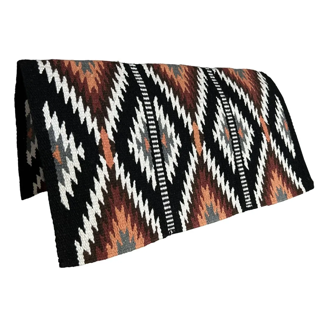 TuffRider Precision western zadeldeken rustic 34x38 wolmix