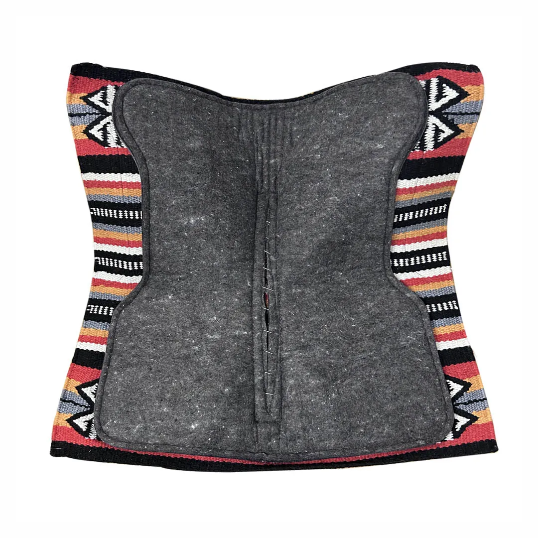 TuffRider Single Weave western zadelpad 34x36 wol multi