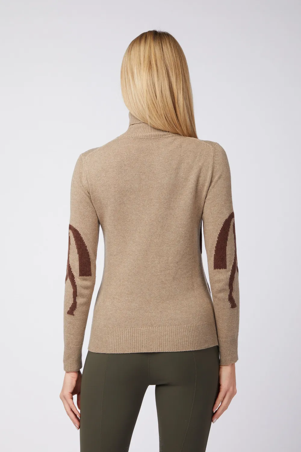 Vestrum Ixelles coltrui dames wol cashmere paardmotief