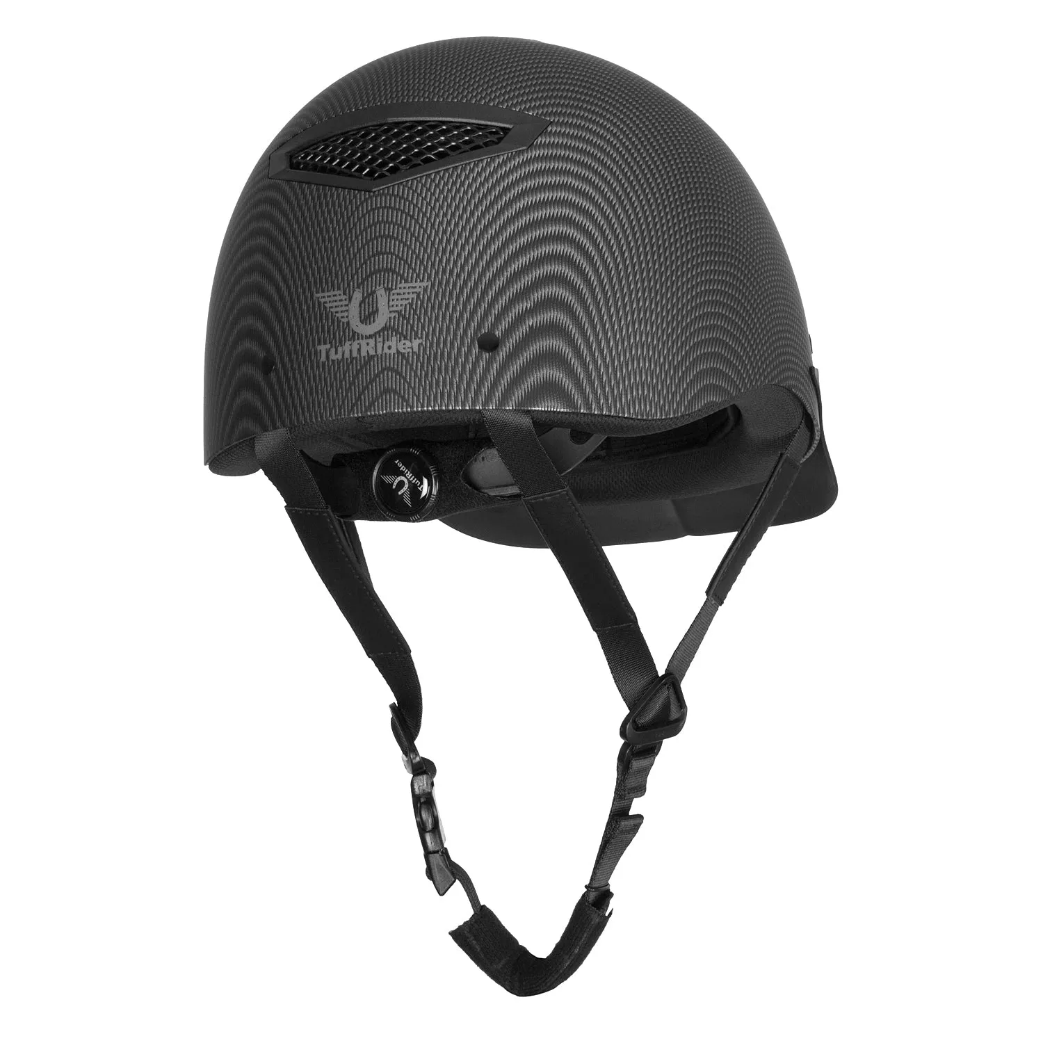 TuffRider Starter Carbon cap zwart S ventilatie