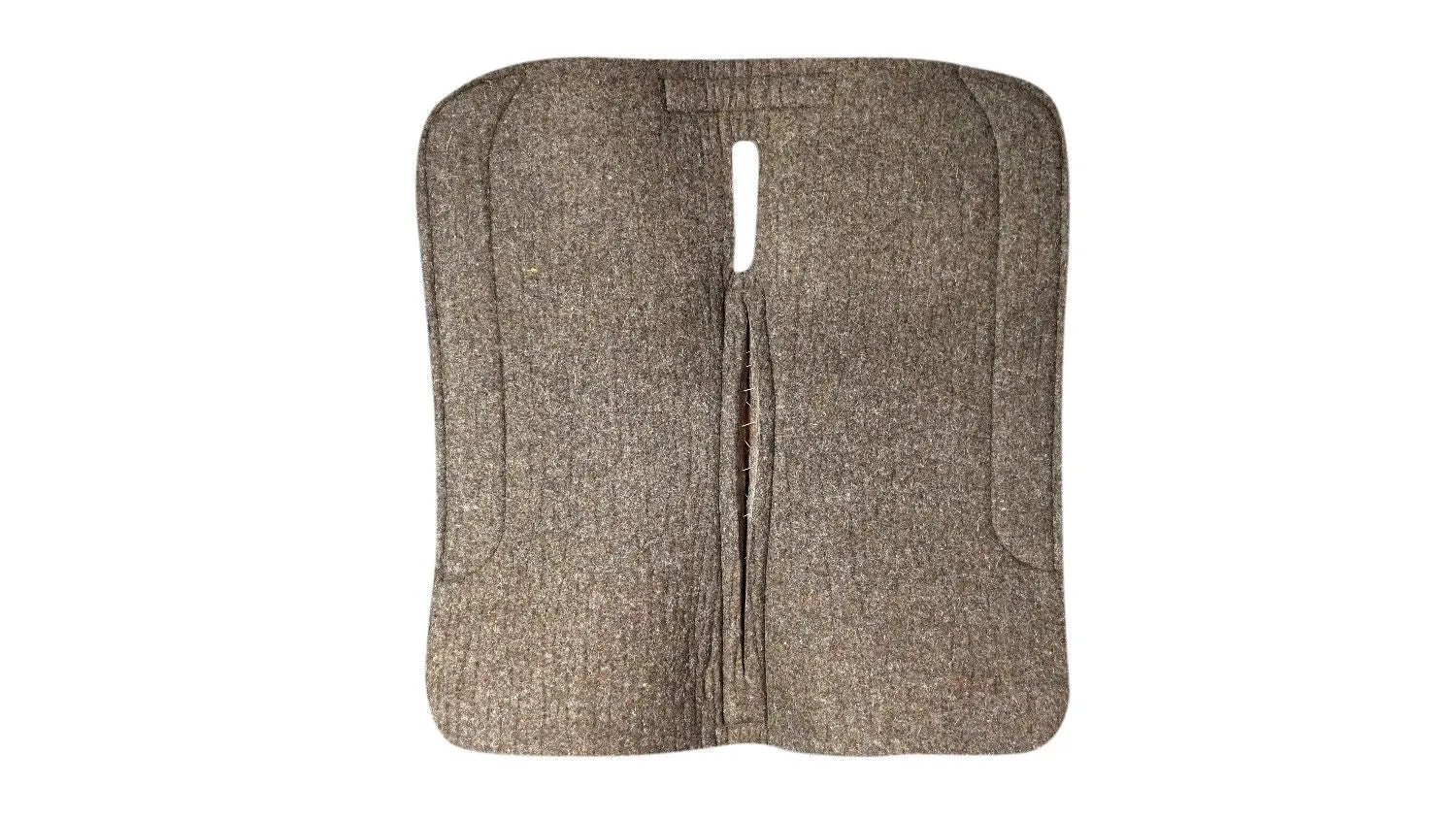 TuffRider Woolen Felt western zadelpad bruin 32x32 1 inch
