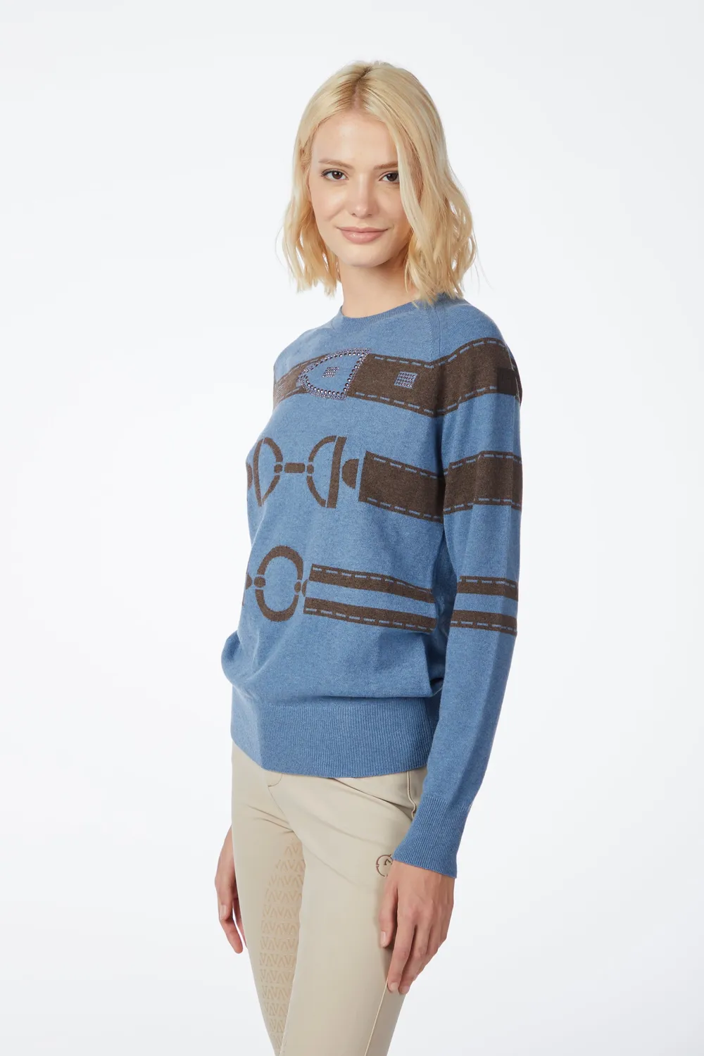 Vestrum Hanoi dames trui wol cashmere bit