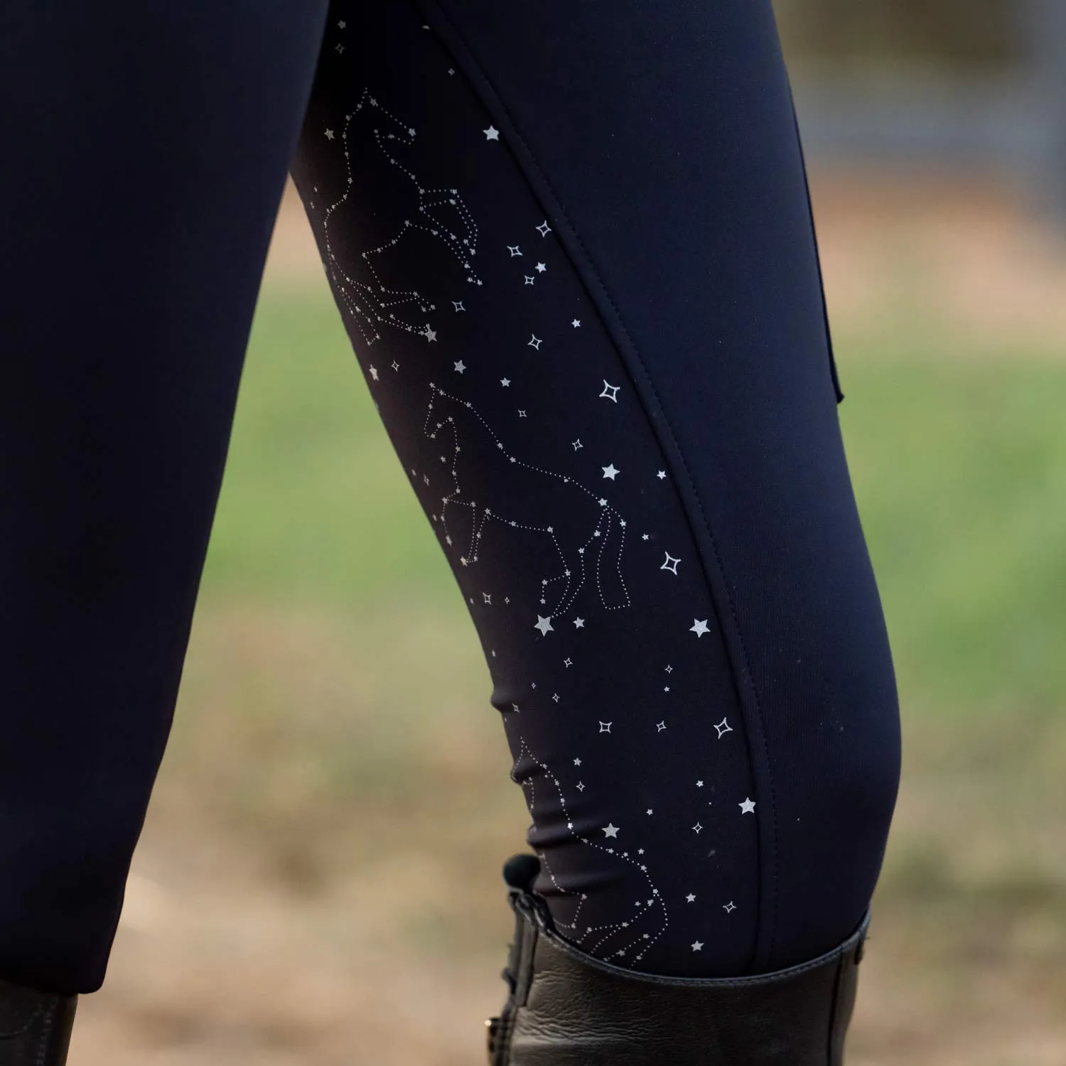 Dapplebay Constellation rijbroek zwart XXS compressie
