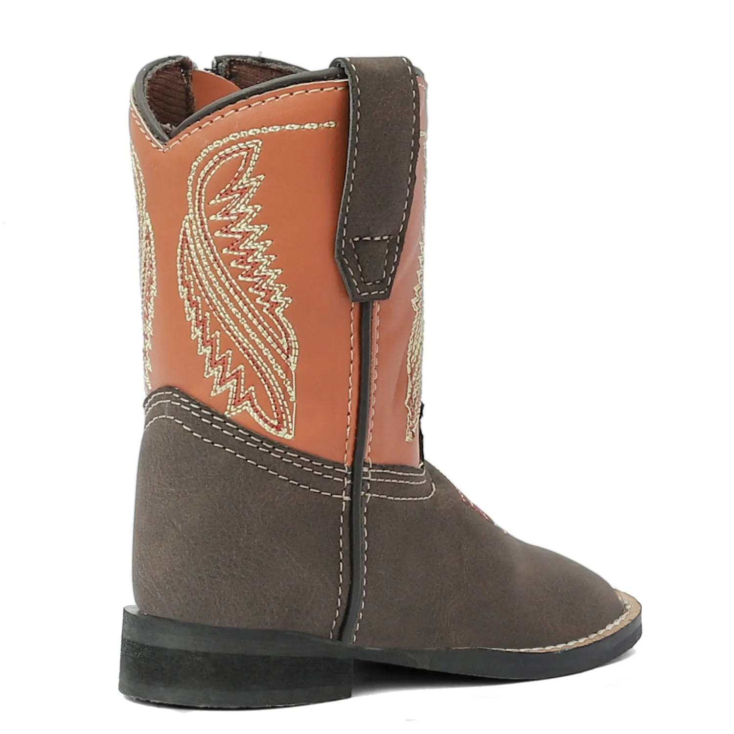 TuffRider Big Bend western laarzen mokka ronde neus