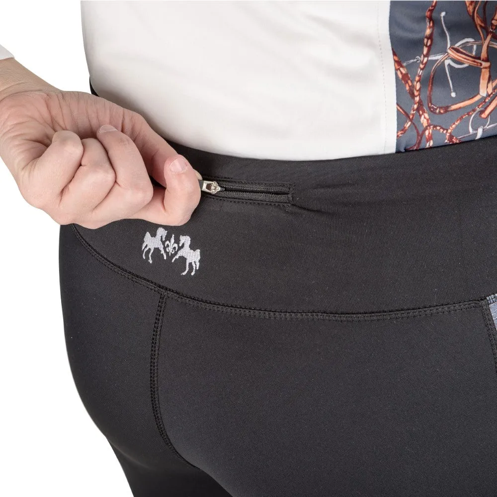 Equine Couture Snaffle Bits rijlegging dames zwart grip