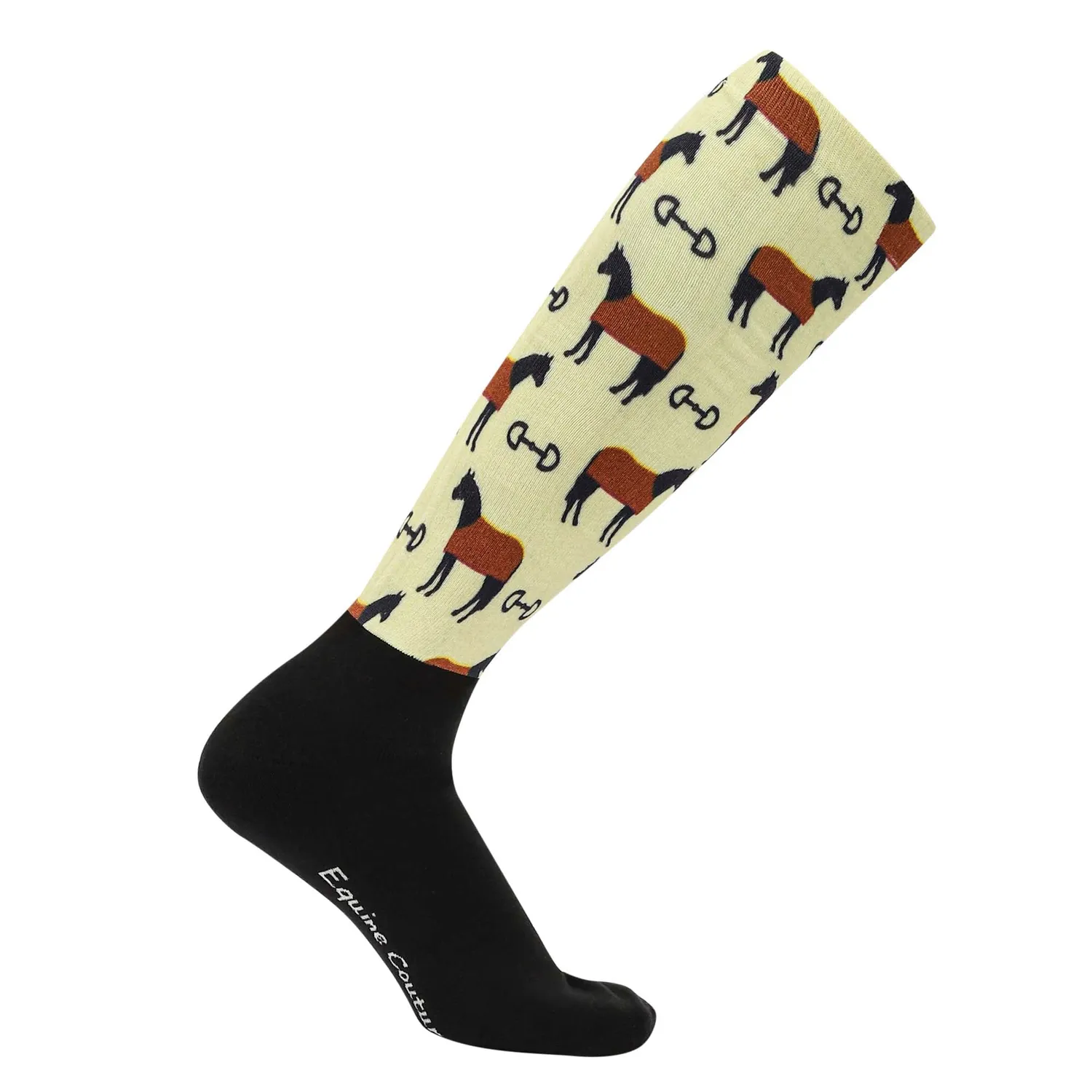Equine Couture OTC laarssokken Autumn Vibes print