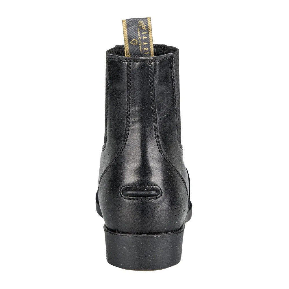 Lettia Ladies Zip jodhpurschoenen zwart waterdicht