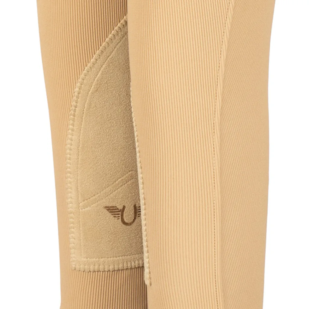 TuffRider Ribb Knee Patch kinder rijbroek zwart