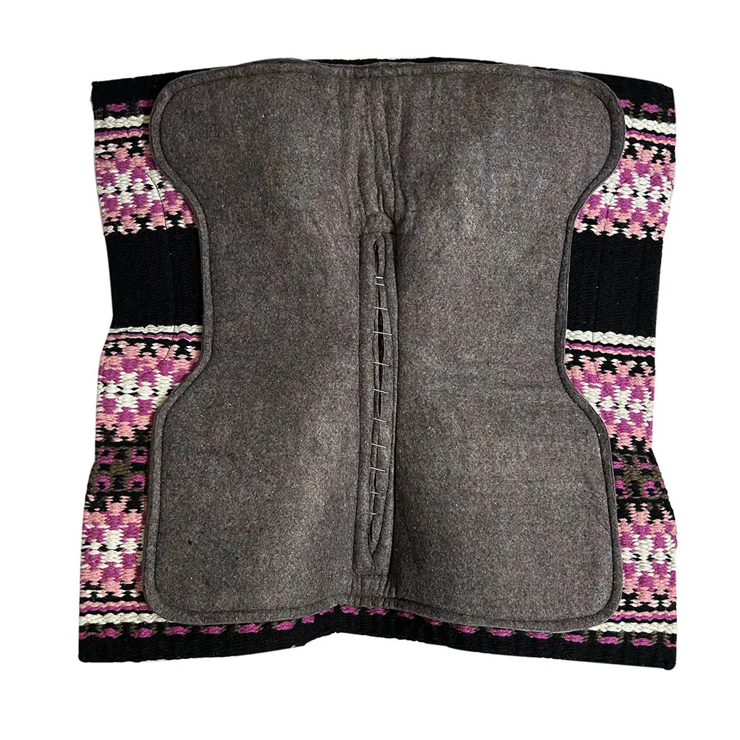 TuffRider Verity western zadelpad wol burnt coral 34x36