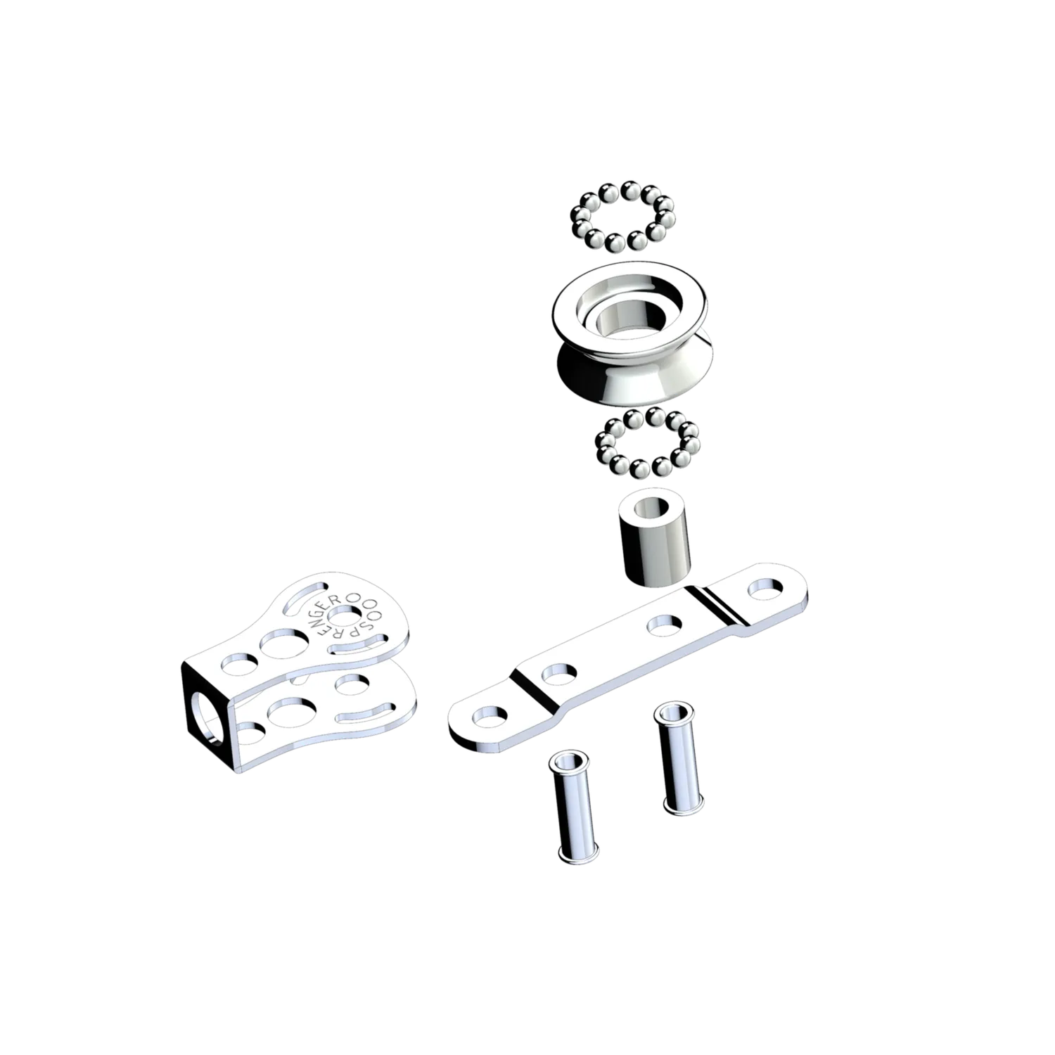 HS Sprenger Micro XS ligblok 4 mm draad rvs