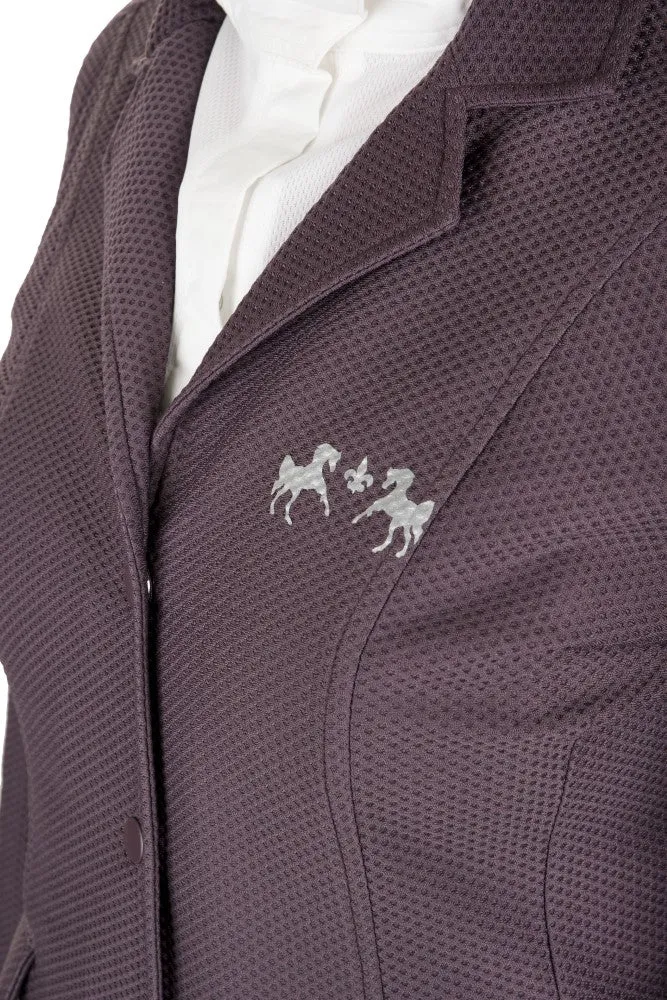 Equine Couture EquiVent 4-Snap wedstrijdjas zwart