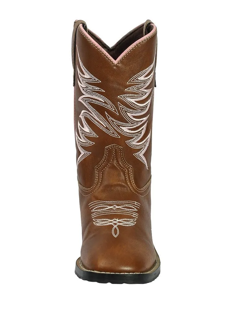 TuffRider Channel Islands kinder westernlaarzen tan leer