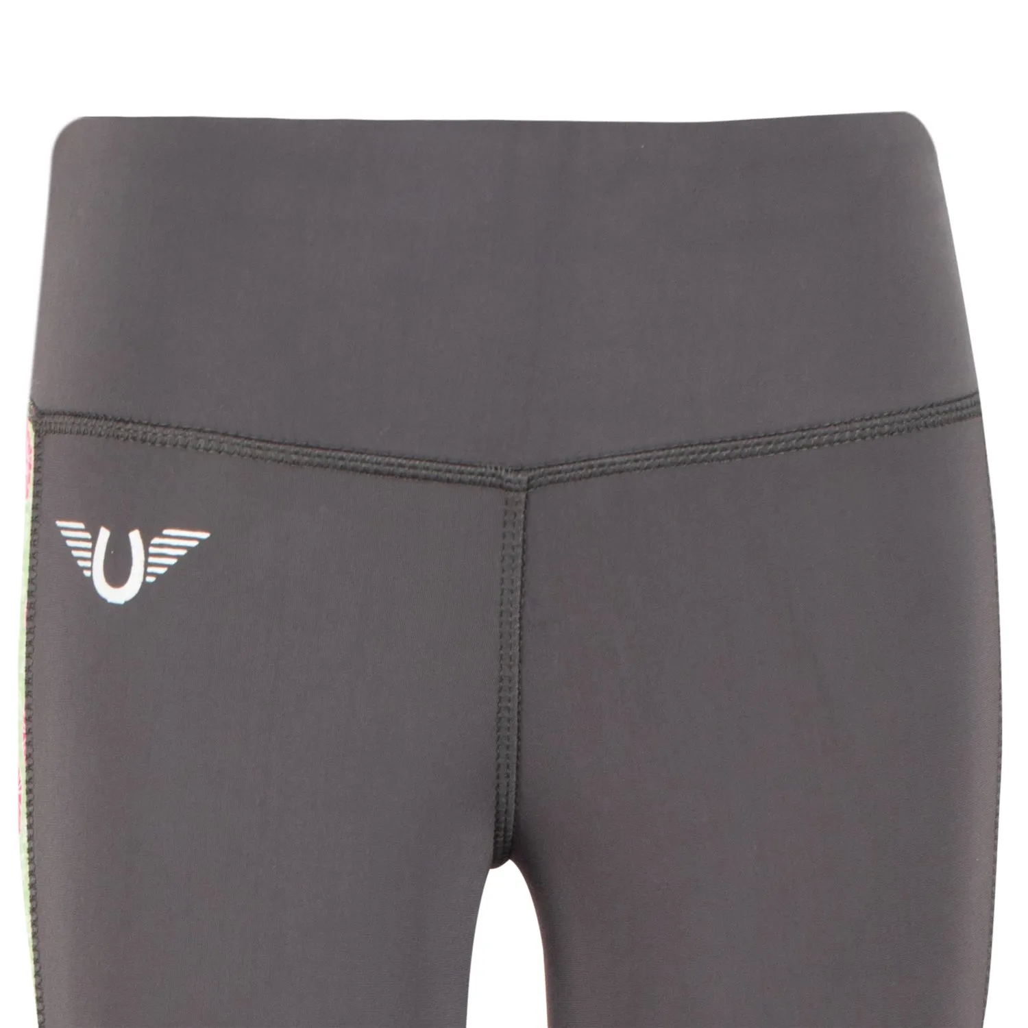 TuffRider Athena EquiCool rijtights charcoal orange kinderen