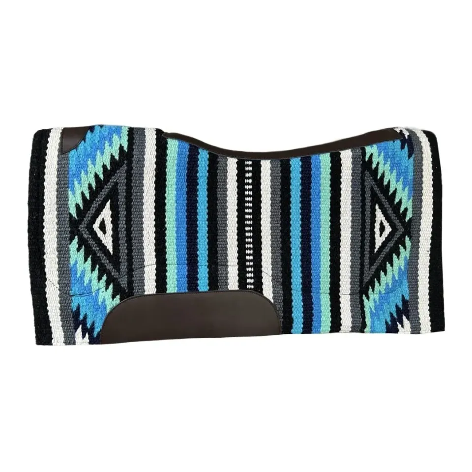 TuffRider Waves Western Zadeldek 34x36 Tahoe Wolmix