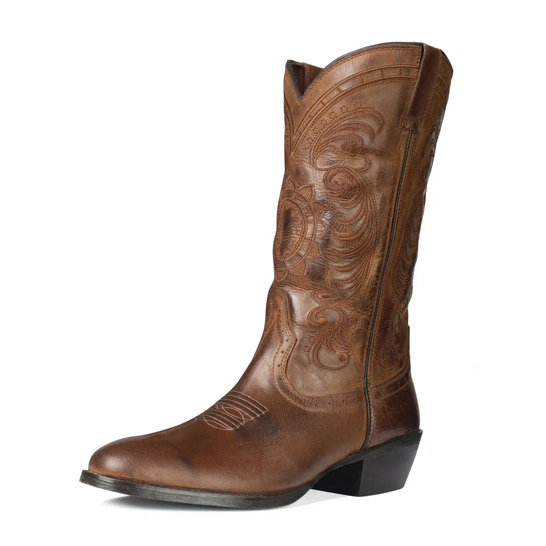 TuffRider Daisey dames western laars Distressed Brown leer