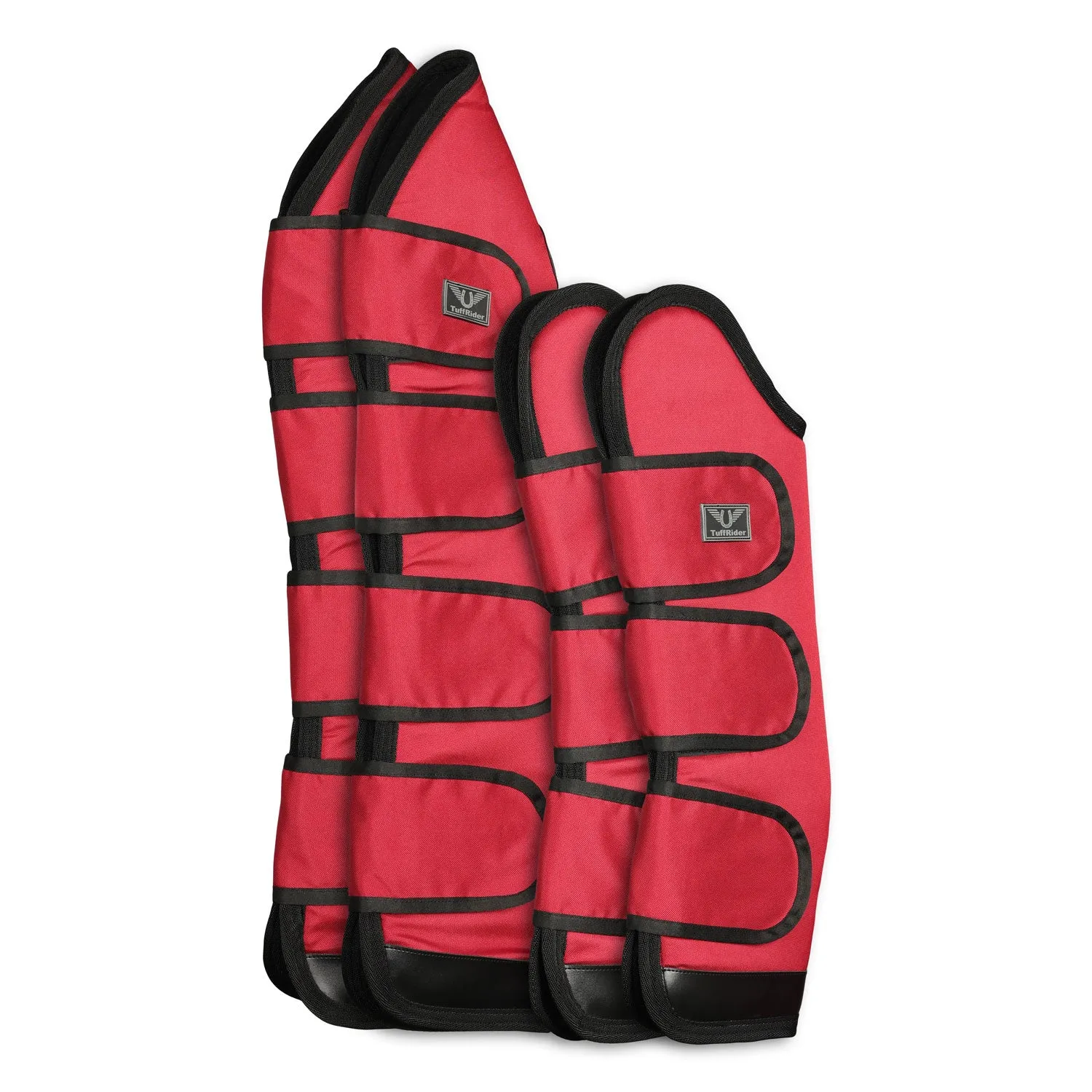 TuffRider 600D transportbeschermers navy cob set 4