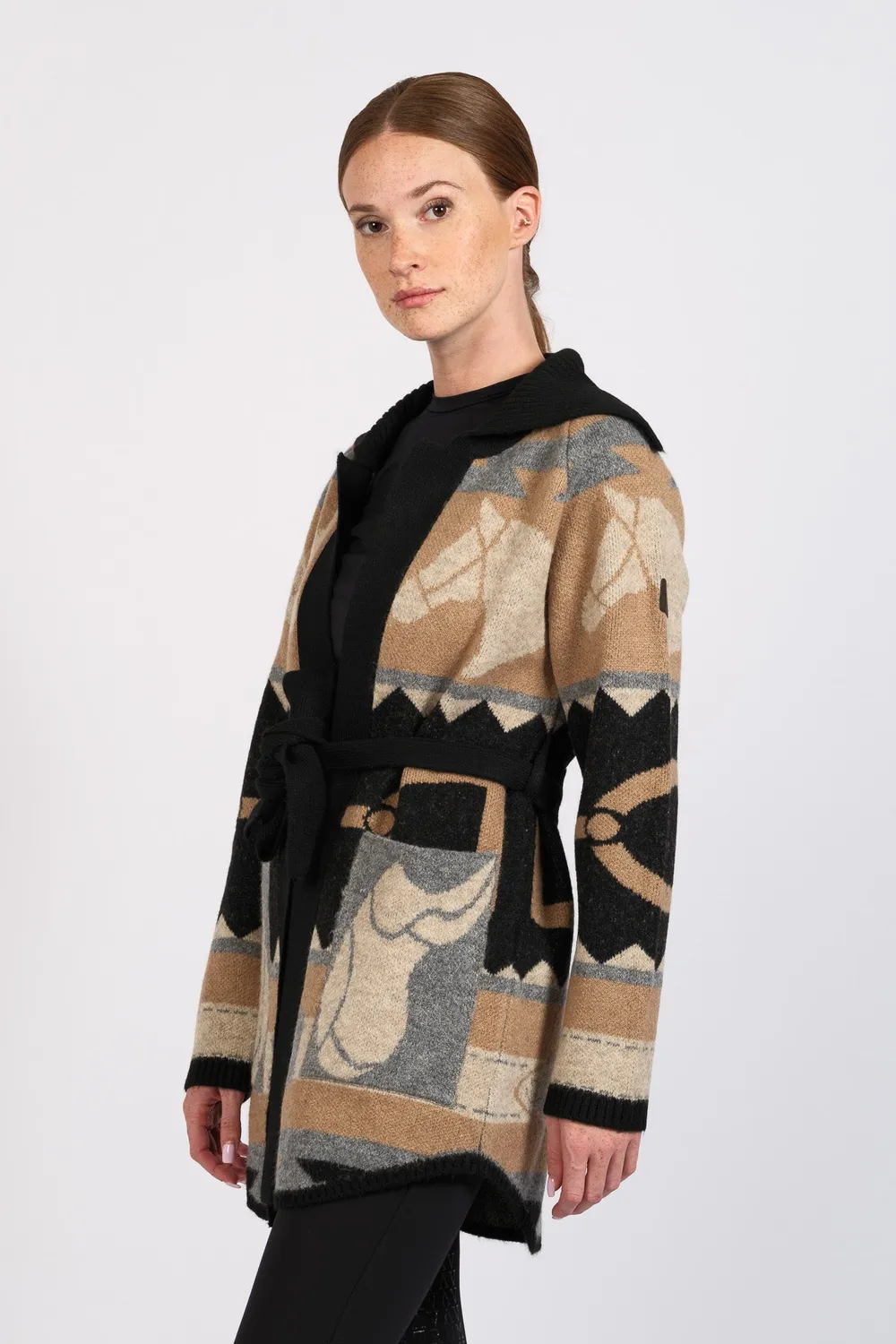 Vestrum Kiel vest dames met riem paardenmotief
