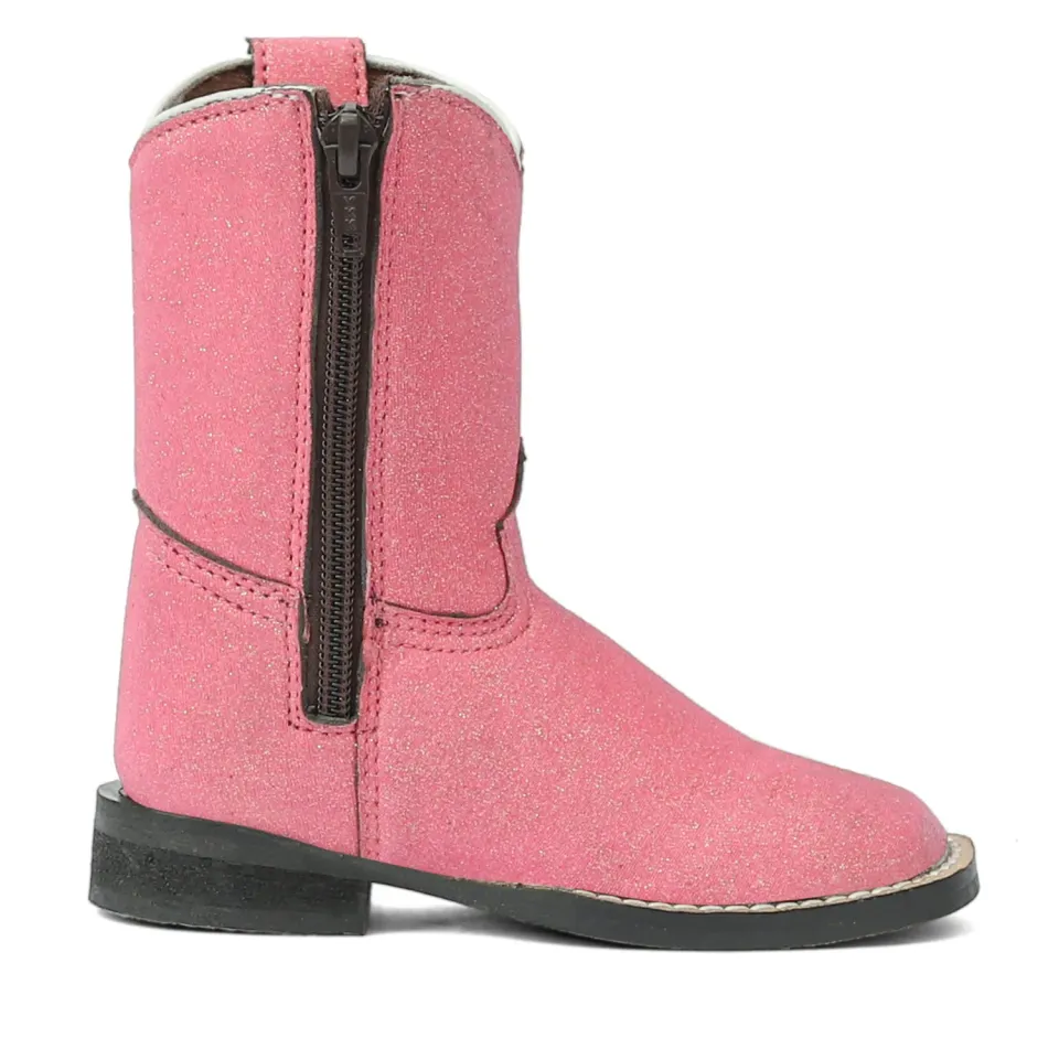 TuffRider Toddler Pink Glitter westernlaarzen roze glitter