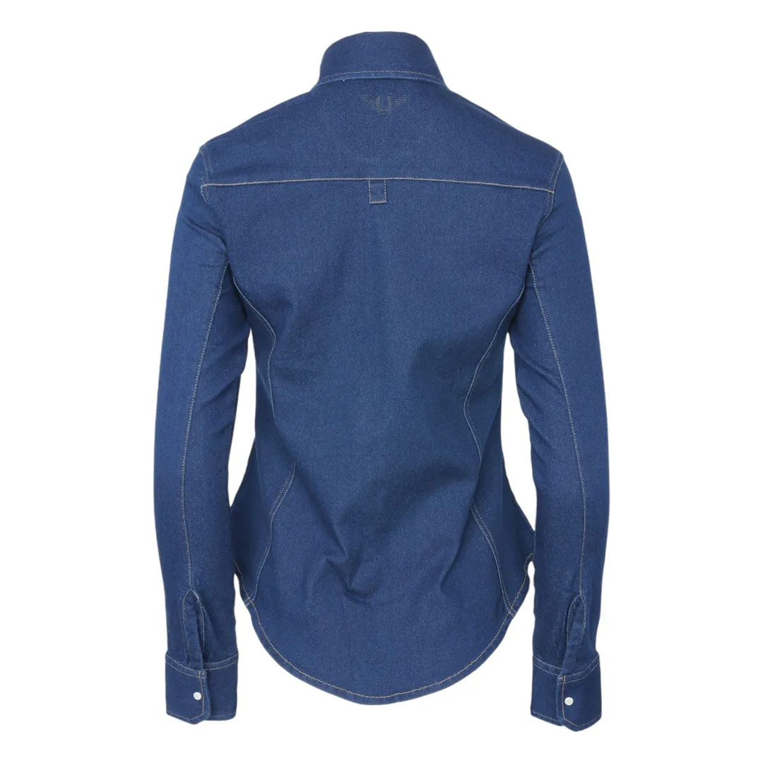 TuffRider Cody western blouse dames denim stretch