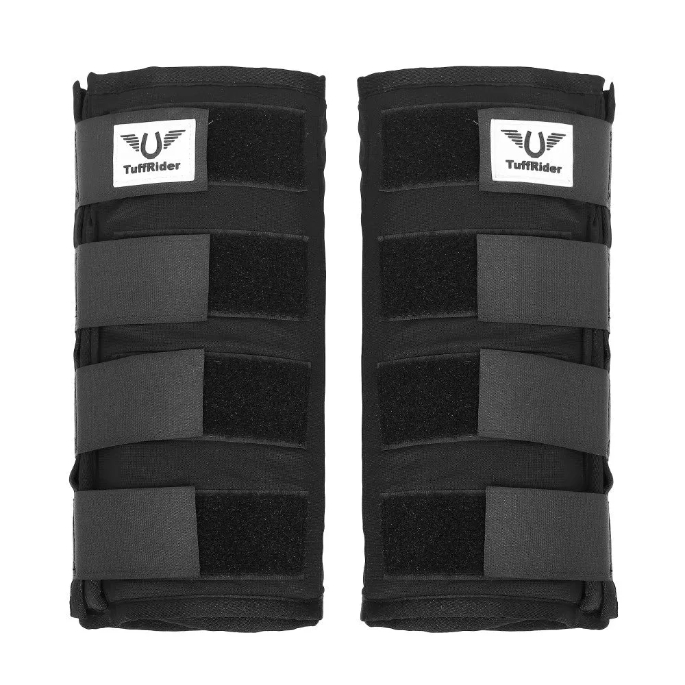 TuffRider Ice Boots koelgamaschen zwart paar fleece