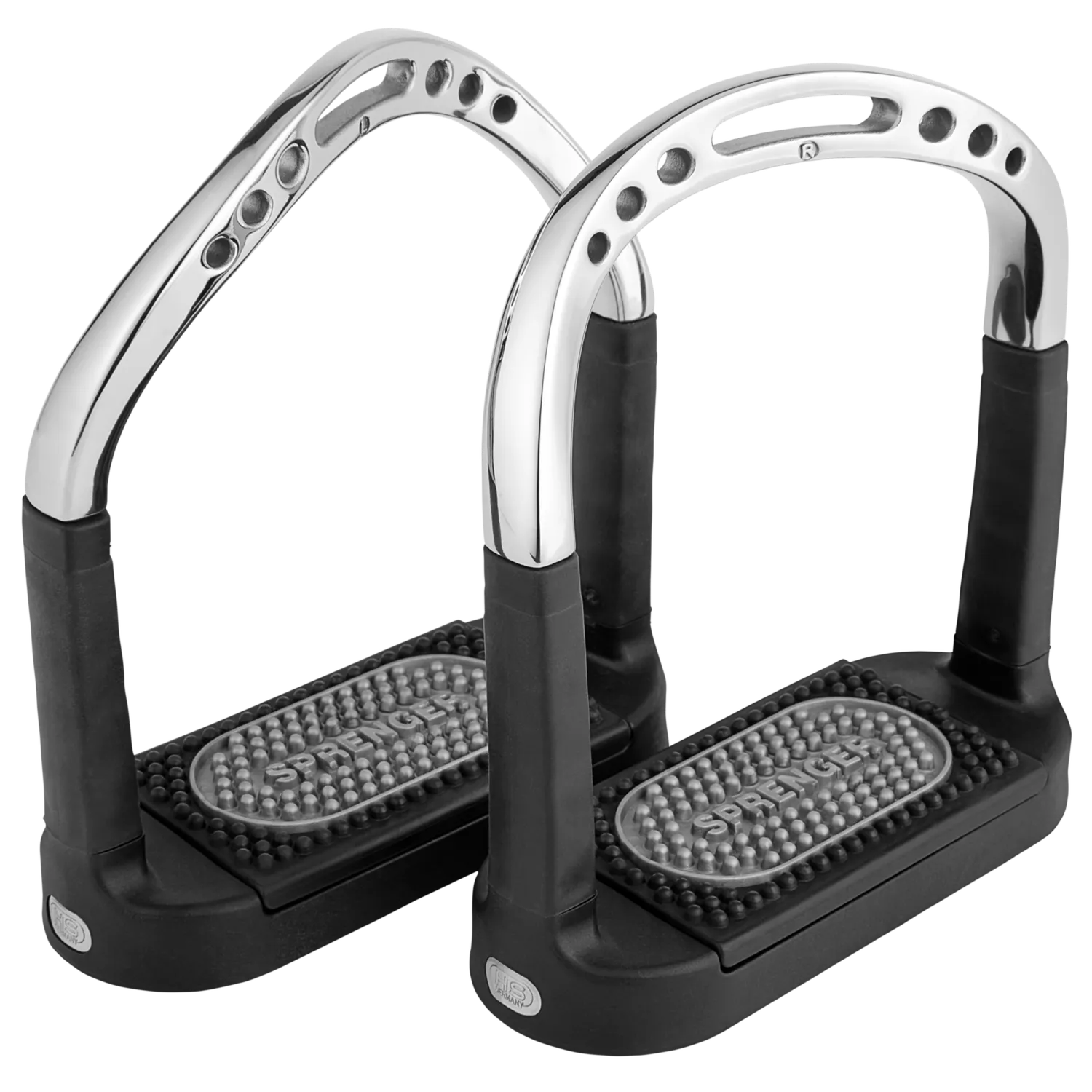 HS Sprenger Flexcite 44280 stijgbeugelrubber zwart-zilver