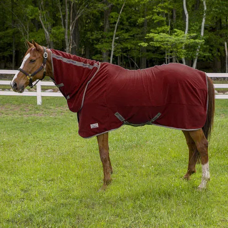 TuffRider Fleece Cooler zweetdeken zwart combo