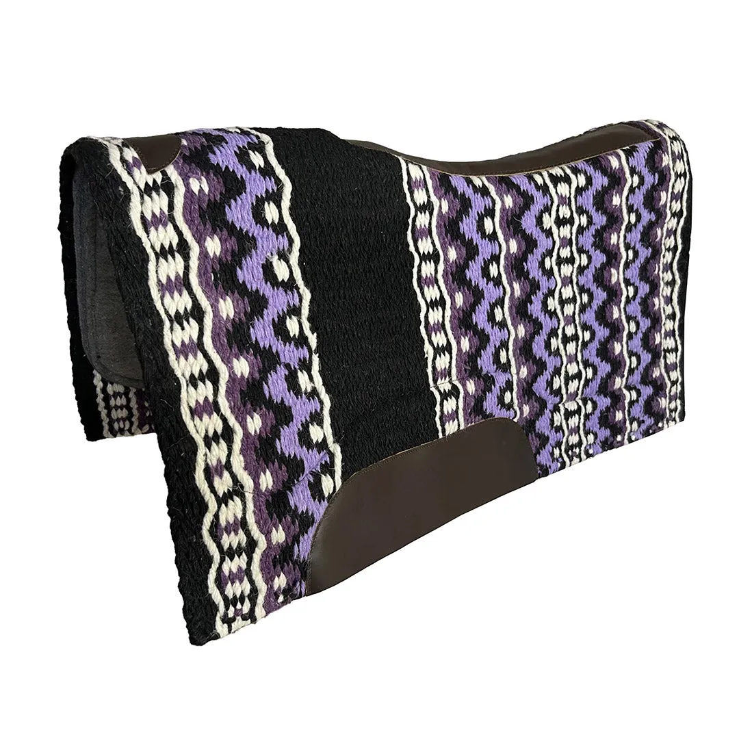 TuffRider Showrunner western zadeldek wol neon kilim 34x36