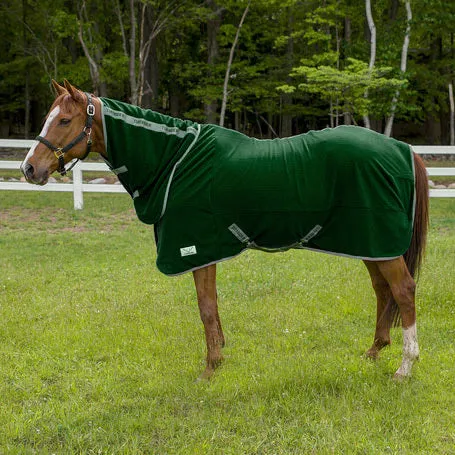 TuffRider Fleece Cooler zweetdeken zwart combo